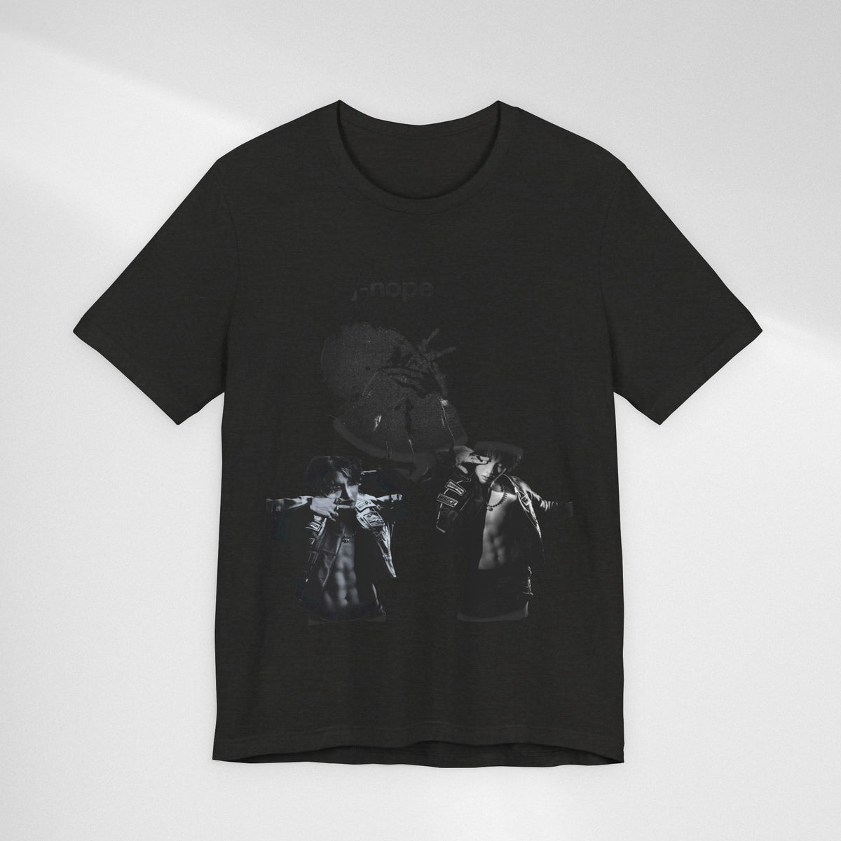 J HOPE T-Shirt — Grunge Black & White Band Photo Tee (Hope)