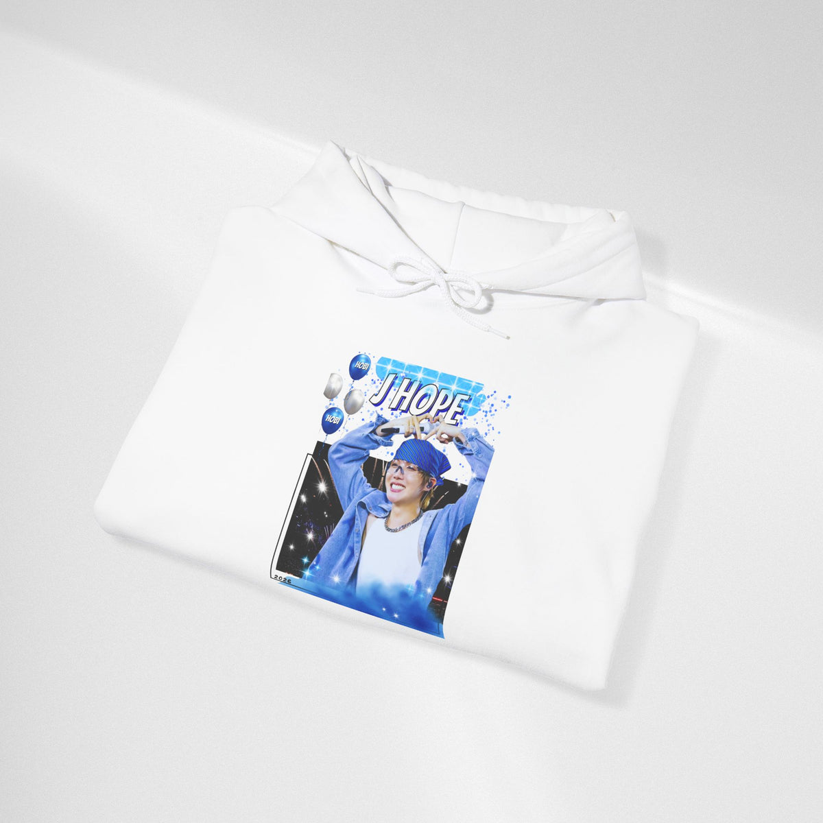 J-Hope 94 Blue Graphic Hoodie