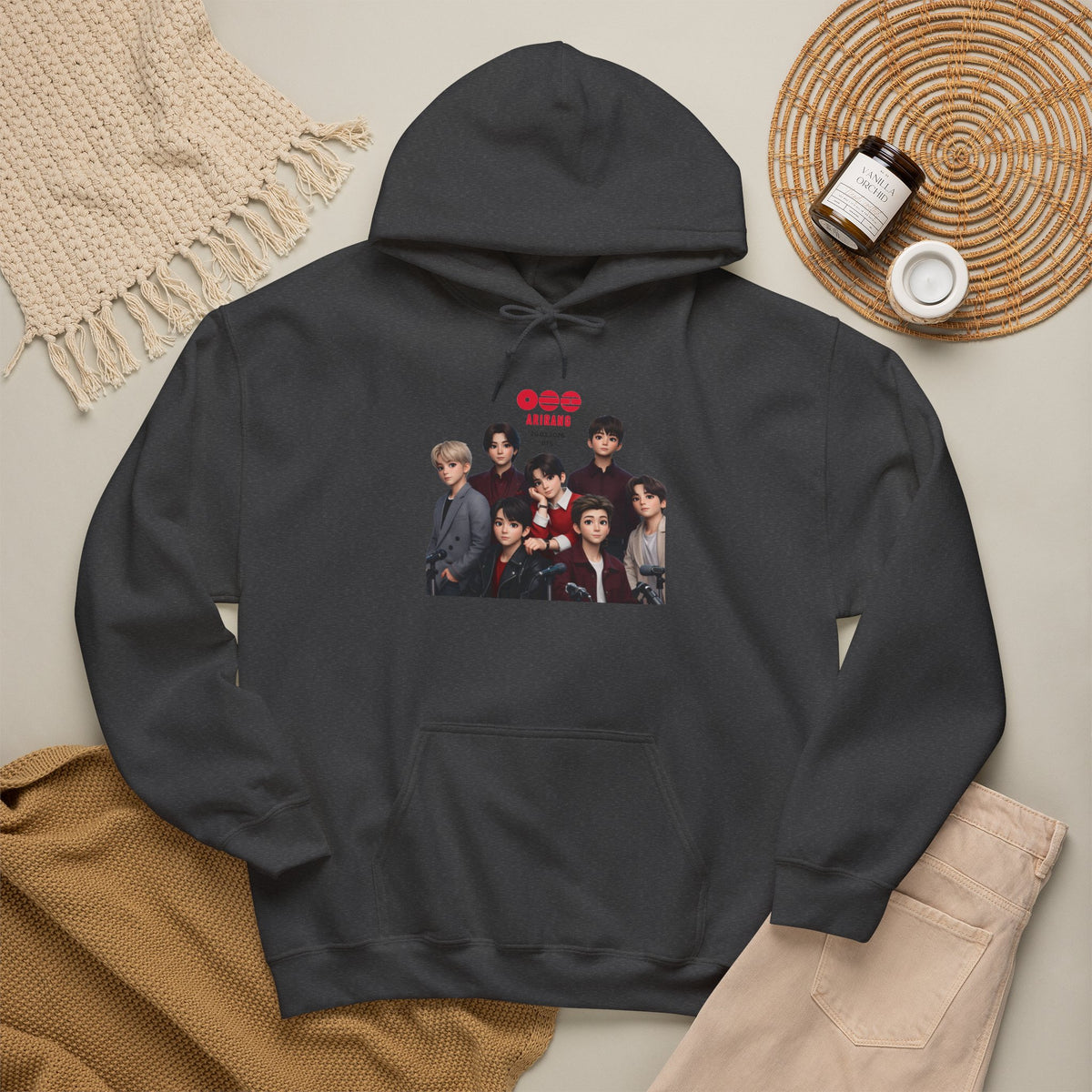 BTS K-Pop Group Photo Hoodie —  Tour Hoodie