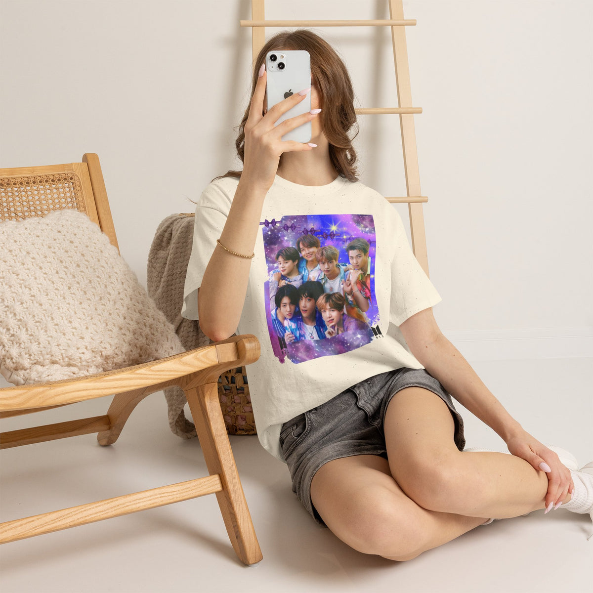 BTS Galaxy Photo Tee