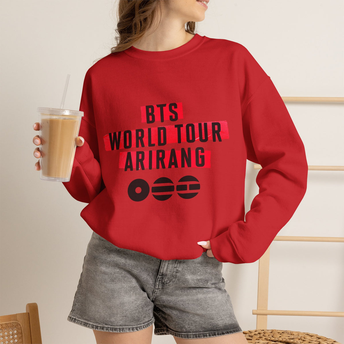 World Tour Arirang Crewneck Sweatshirt — BTS Concert Tour Pullover