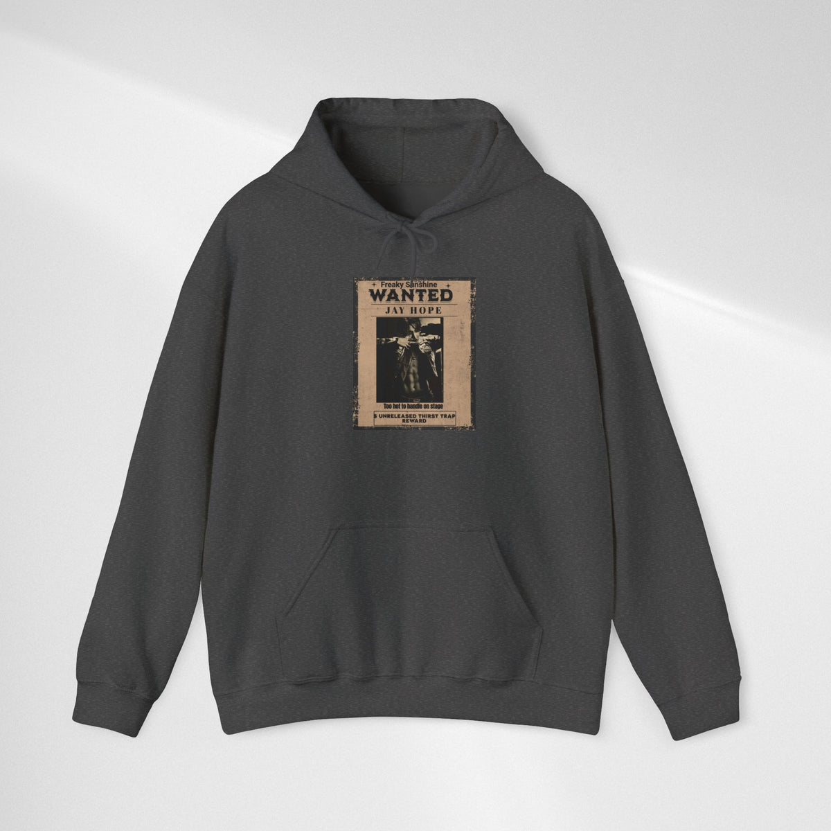 Wanted Poster Hoodie - Vintage 'WANTED: Jay Hope' Graphic Sweatshirt