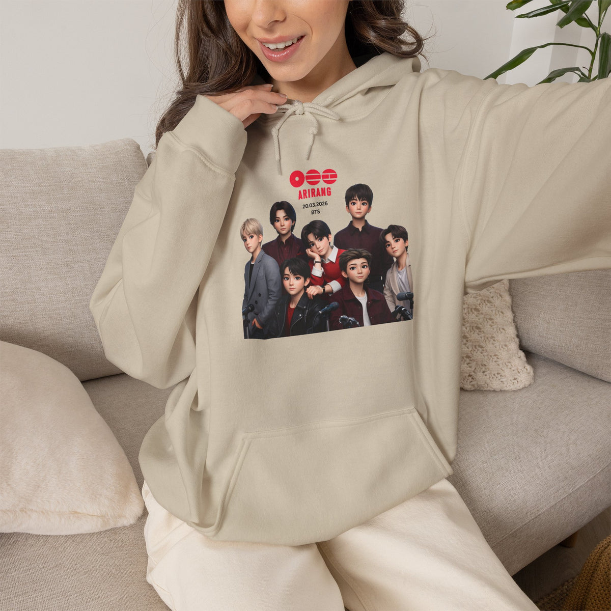 BTS K-Pop Group Photo Hoodie —  Tour Hoodie