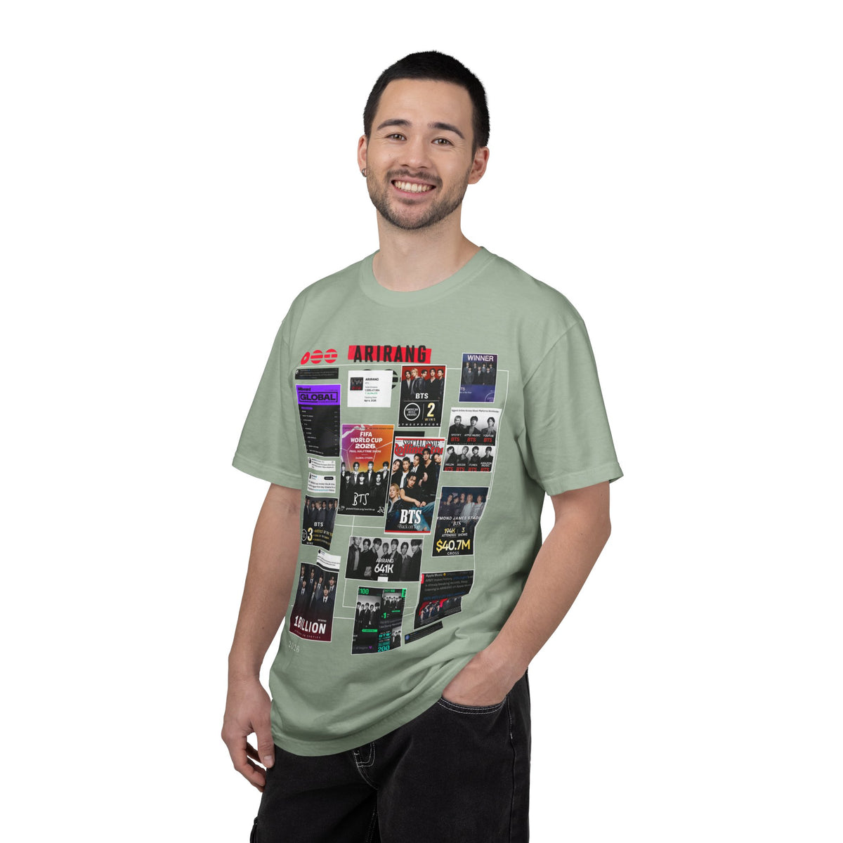 BTS Wins Collage T-Shirt — BTS Moments Graphic Tee