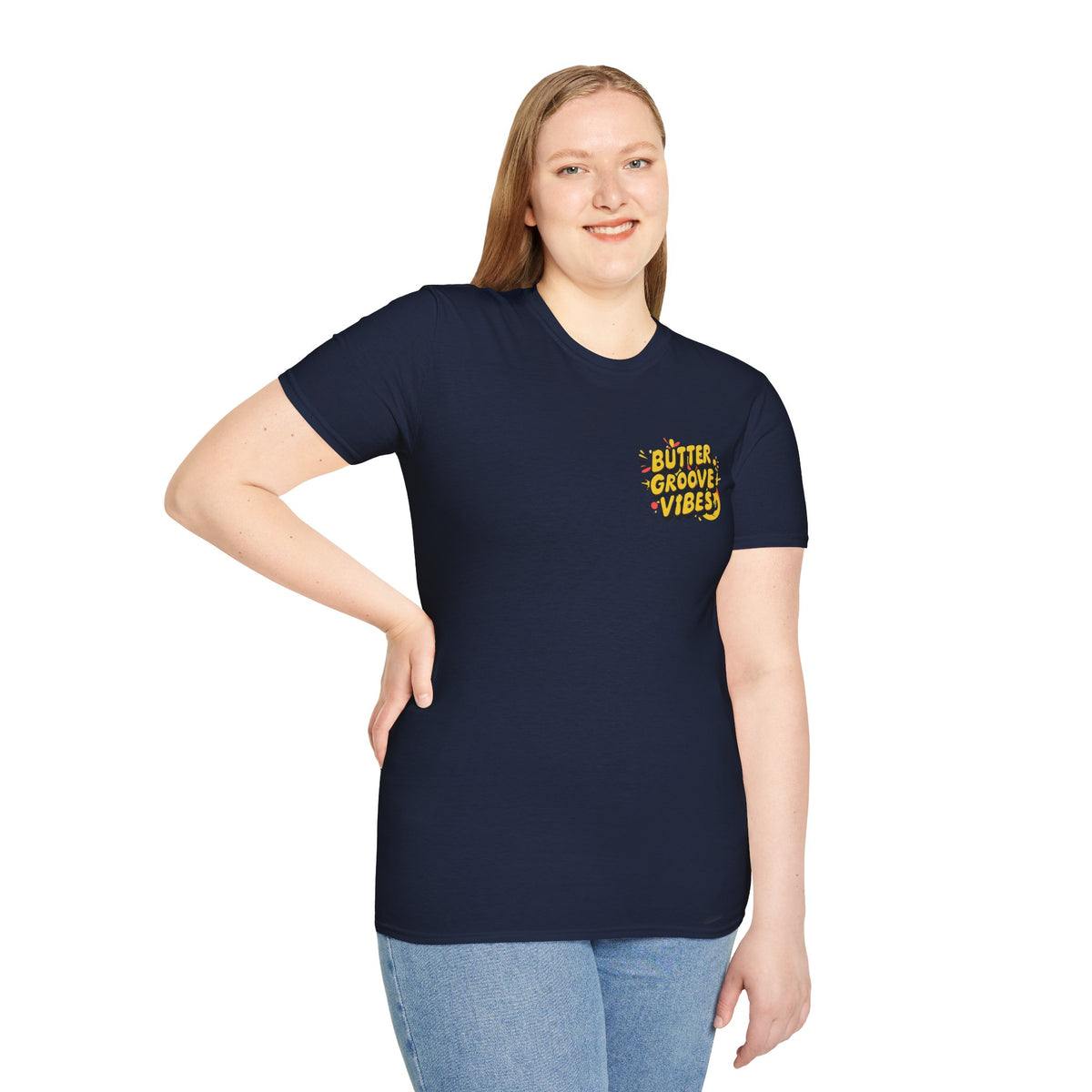 T-Shirt — "Butter Groove Vibes" Retro Graphic Tee