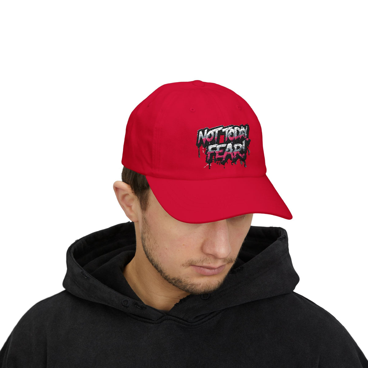 BTS Cap — "Not Today Fear" Embroidered Streetwear Hat