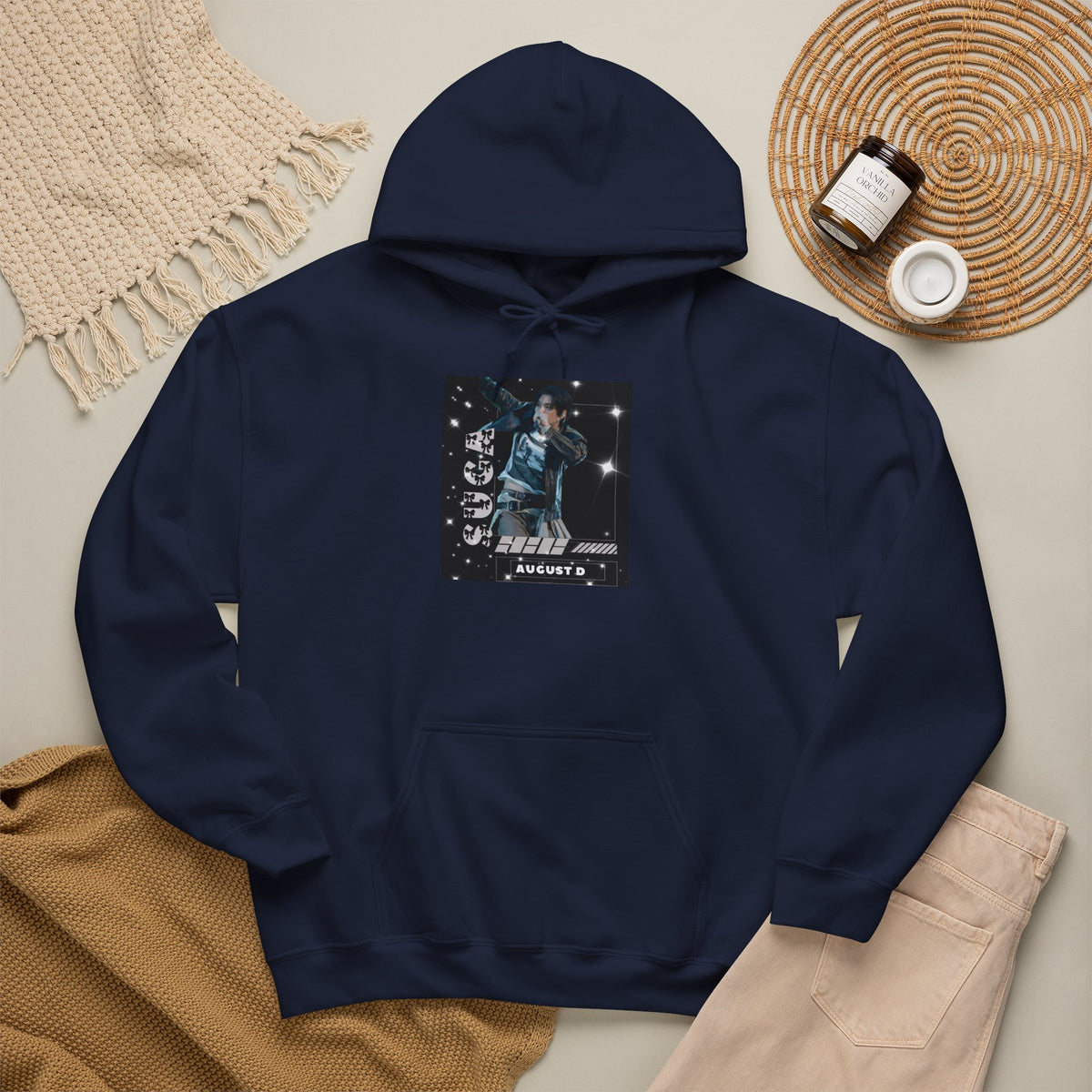 Suga 93 K-Pop Graphic Hoodie — BTS-Inspired Fan Sweatshirt