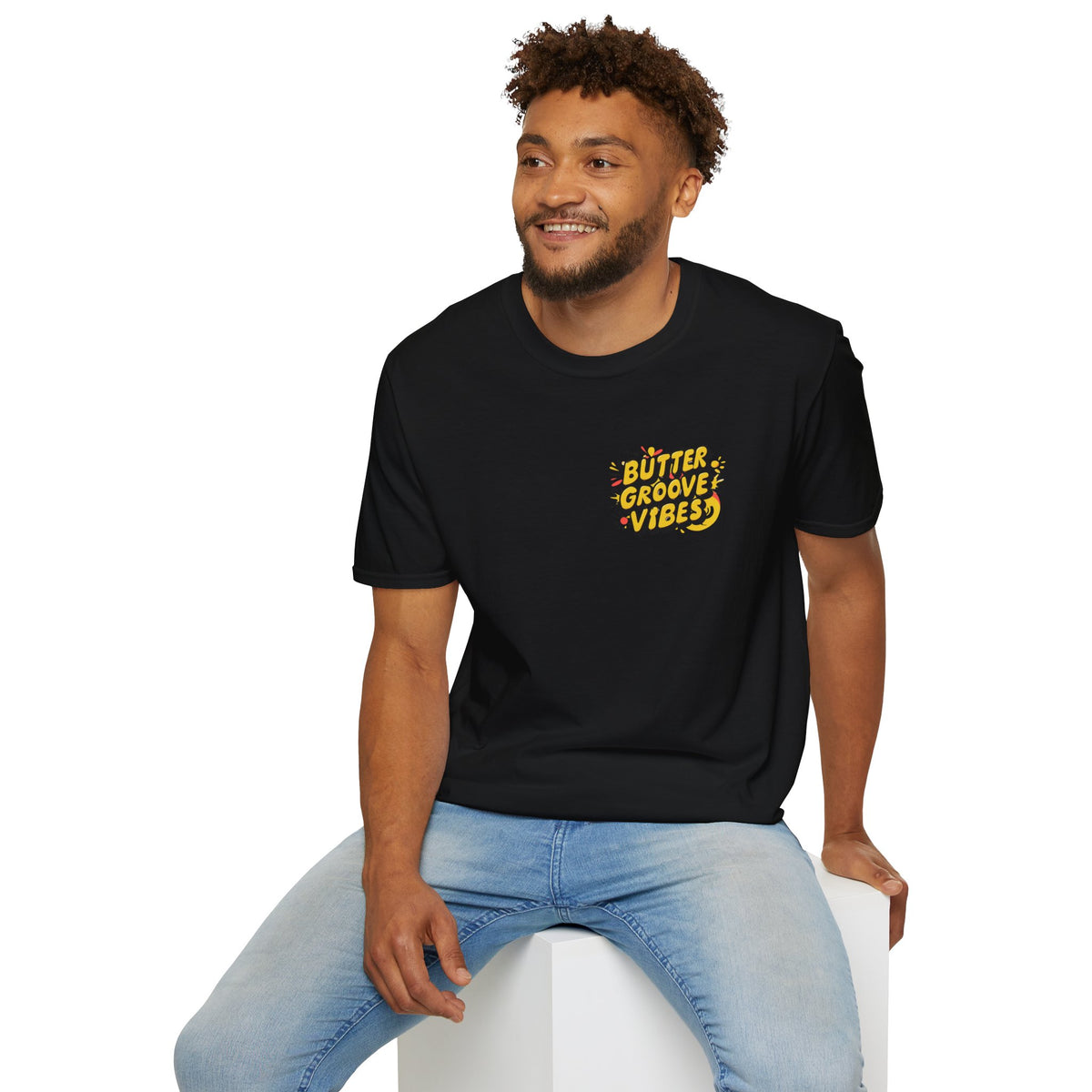 T-Shirt — "Butter Groove Vibes" Retro Graphic Tee