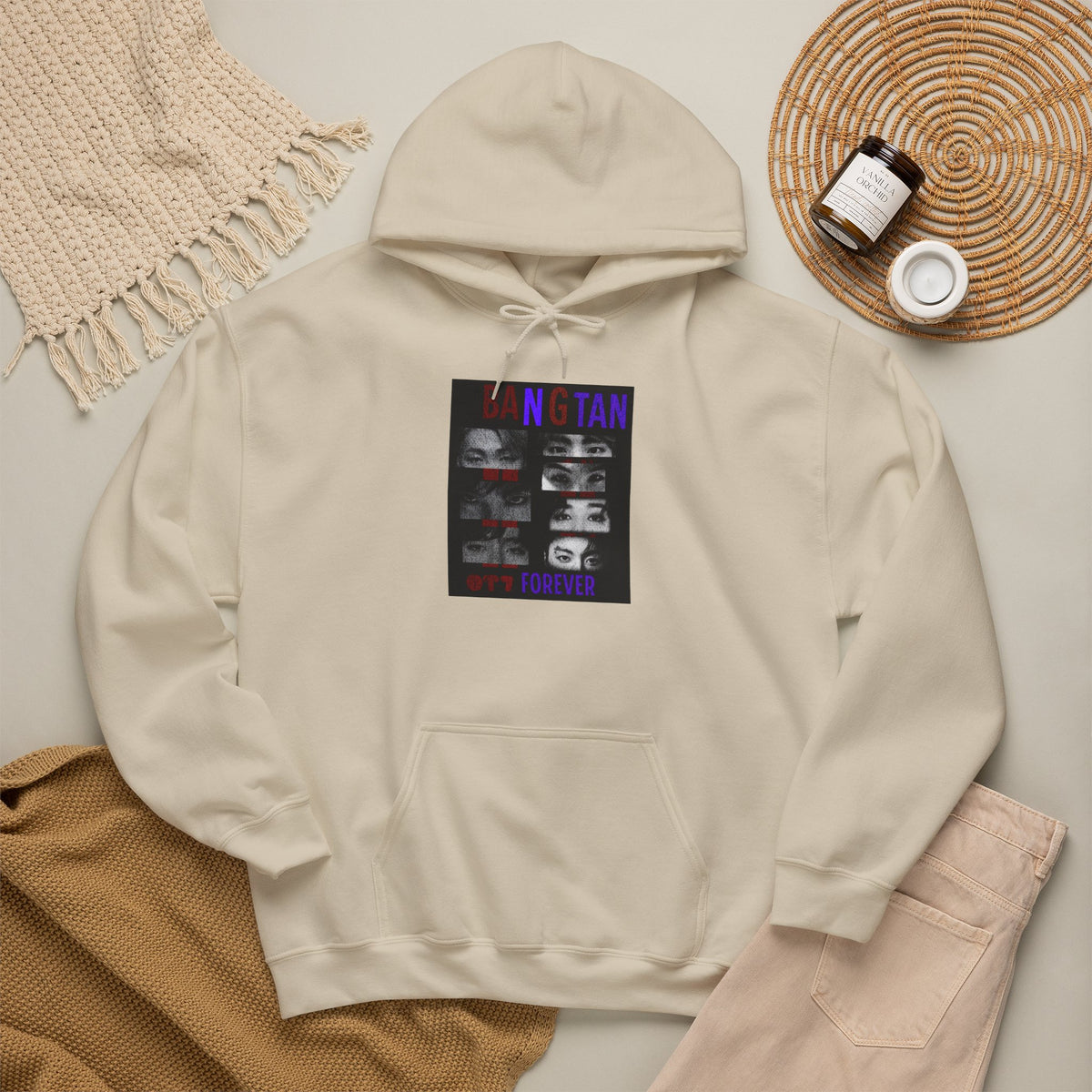 BTS 'Bangtan' Photo Collage Hoodie –BTS  K-Pop Fan Sweatshirt
