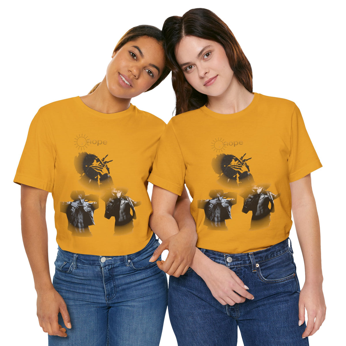 J HOPE T-Shirt — Grunge Black & White Band Photo Tee (Hope)