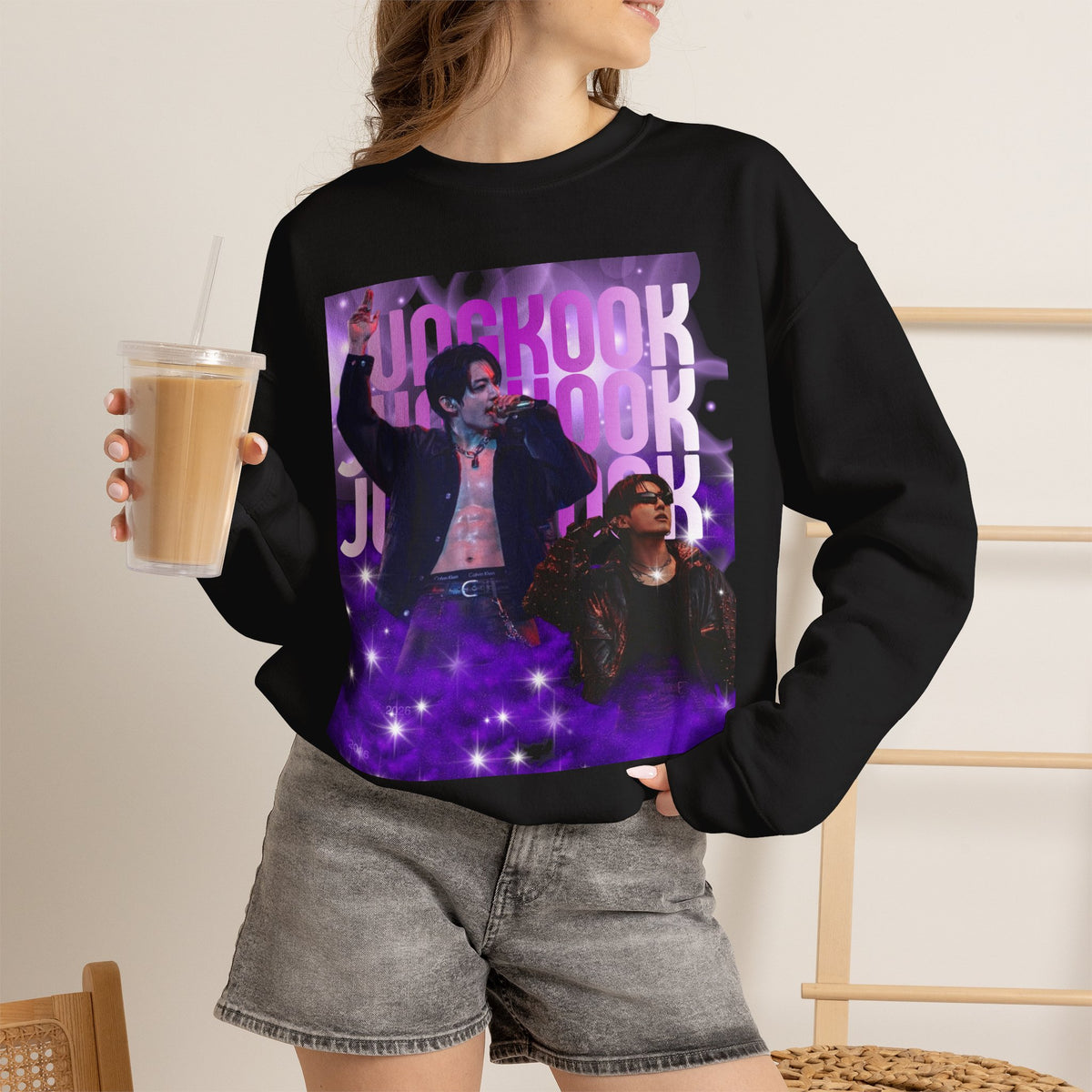 Jungkook 97 Crewneck Sweatshirt — K-Pop Fan Sweatshirt