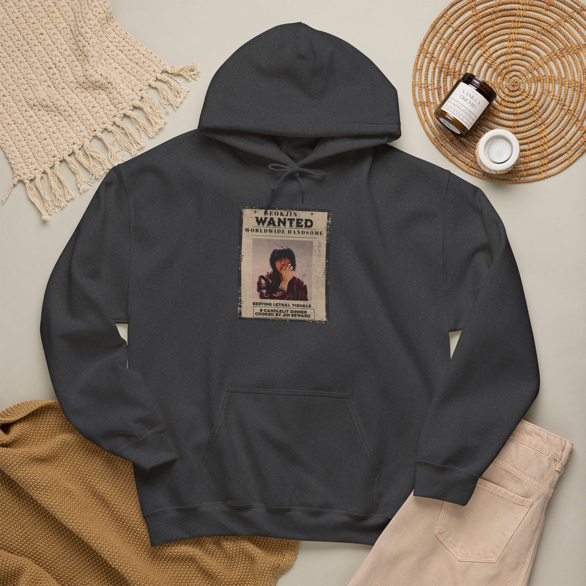Wanted Poster Hoodie — Vintage 'Missing You' Retro Photo Pullover