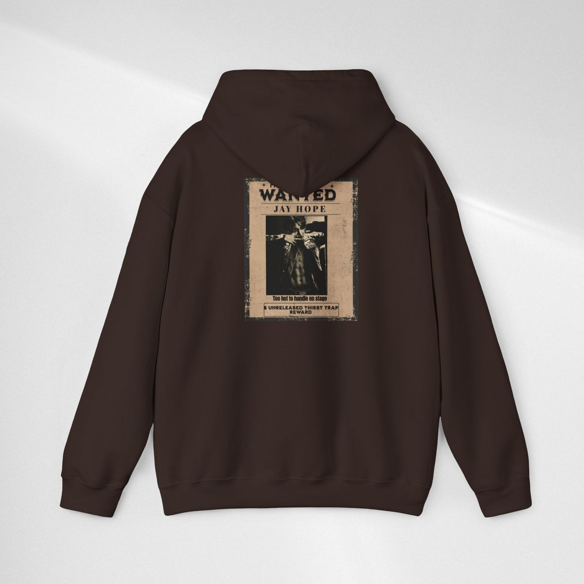 Wanted Poster Hoodie - Vintage 'WANTED: Jay Hope' Graphic Sweatshirt