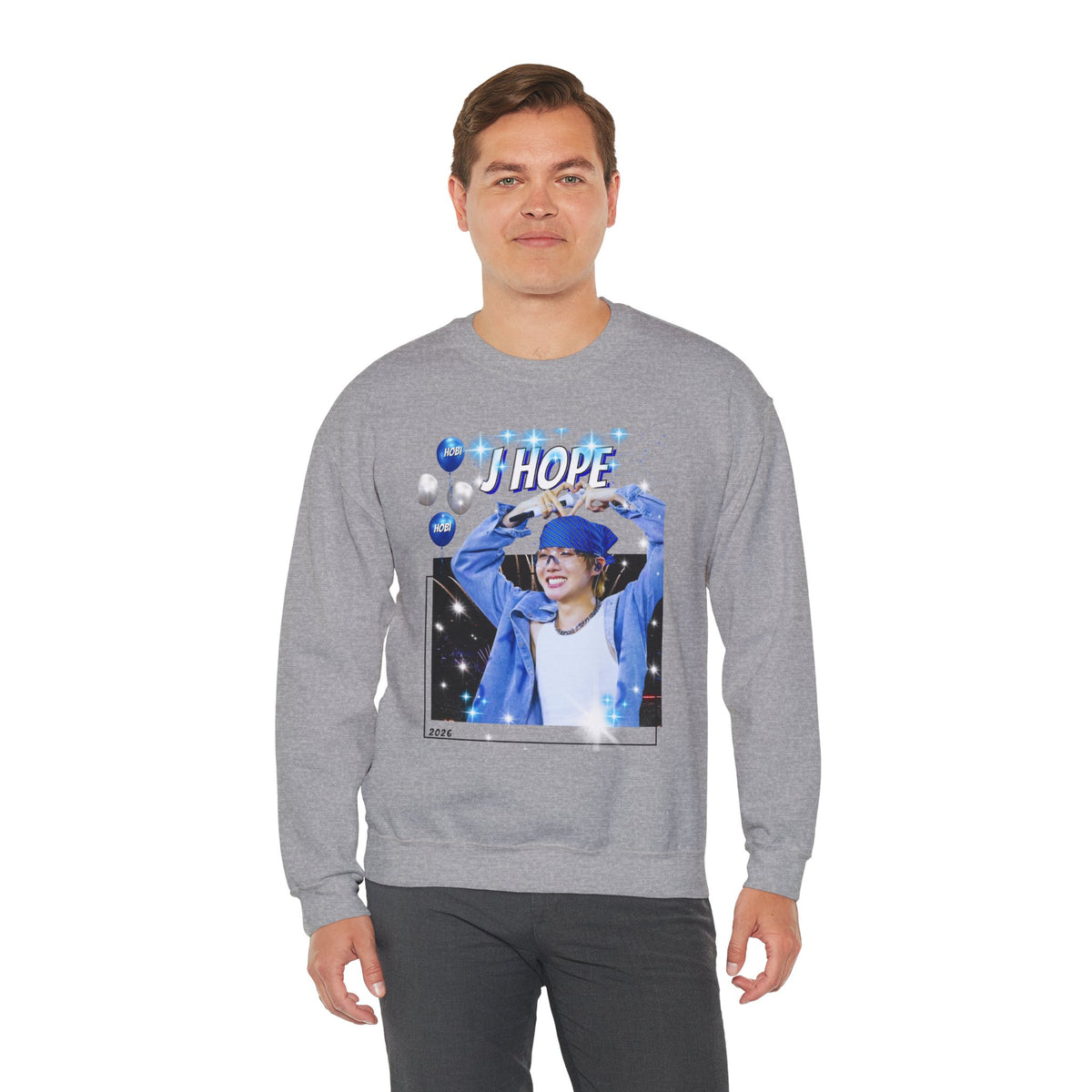 J-Hope 94 Photo Crewneck Sweatshirt — K-Pop BTS Fan Pullover