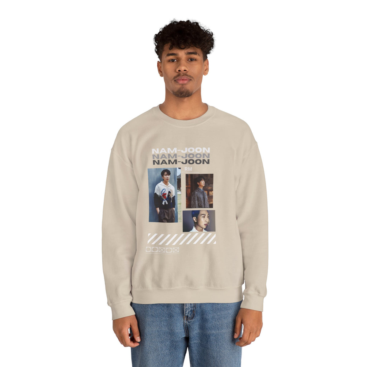 RM (Nam-joon) Photo Collage Crewneck Sweatshirt