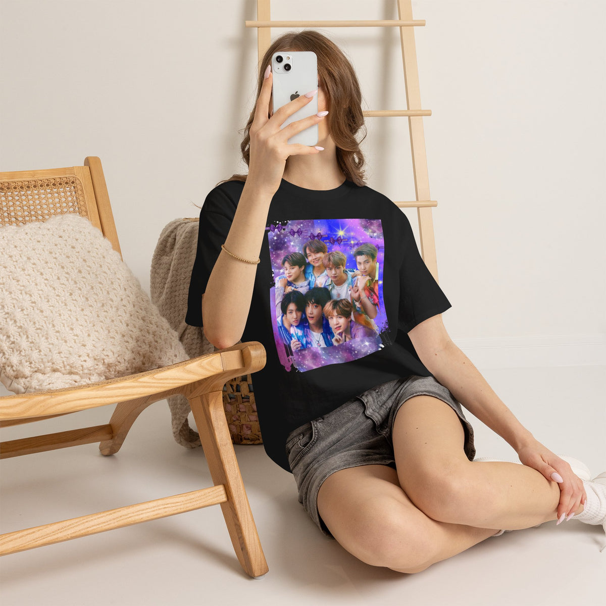 BTS Galaxy Photo Tee