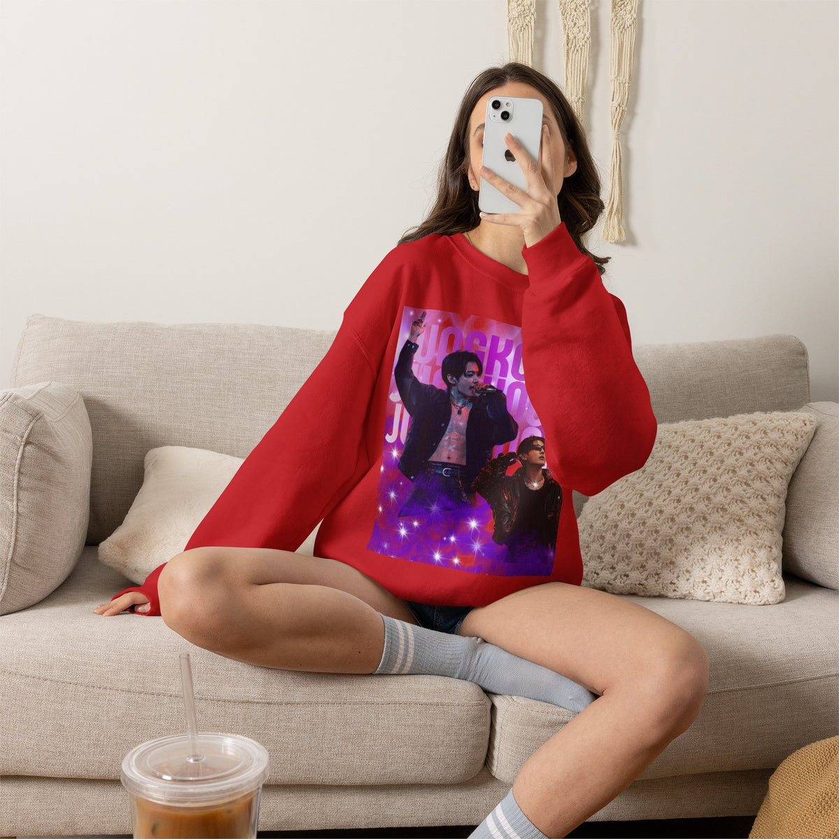 Jungkook 97 Crewneck Sweatshirt — K-Pop Fan Sweatshirt