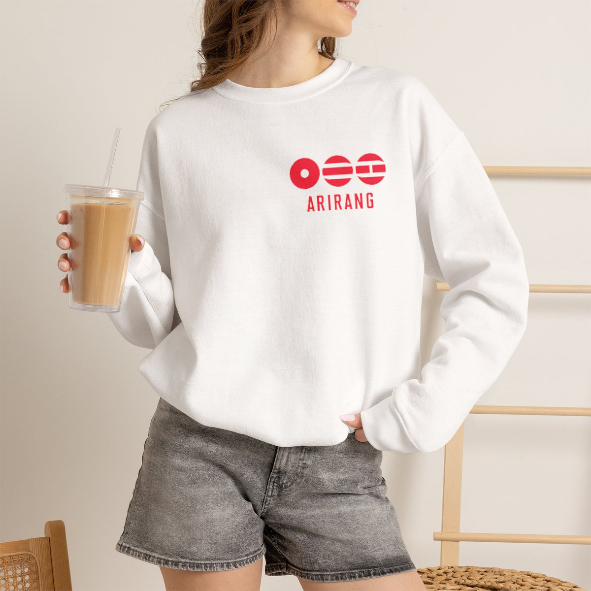 Arirang Minimalist Crewneck Sweatshirt — BTS Music