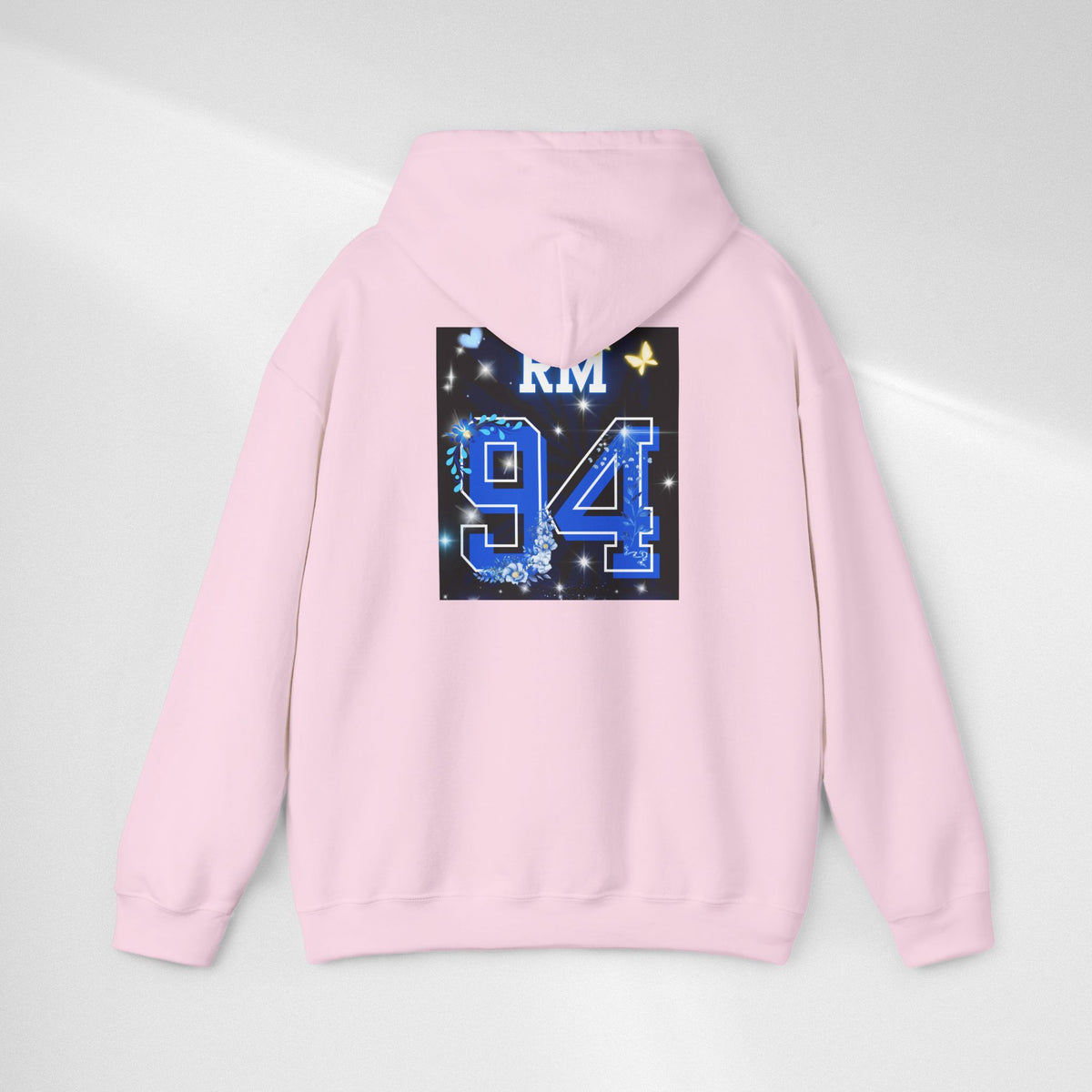 RM Photo Hoodie — Custom Back Number "94" Music Fan Pullover
