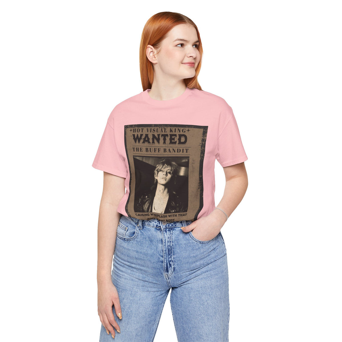T-Shirt - 'WANTED: The Buff Bandit' Vintage Poster Tee