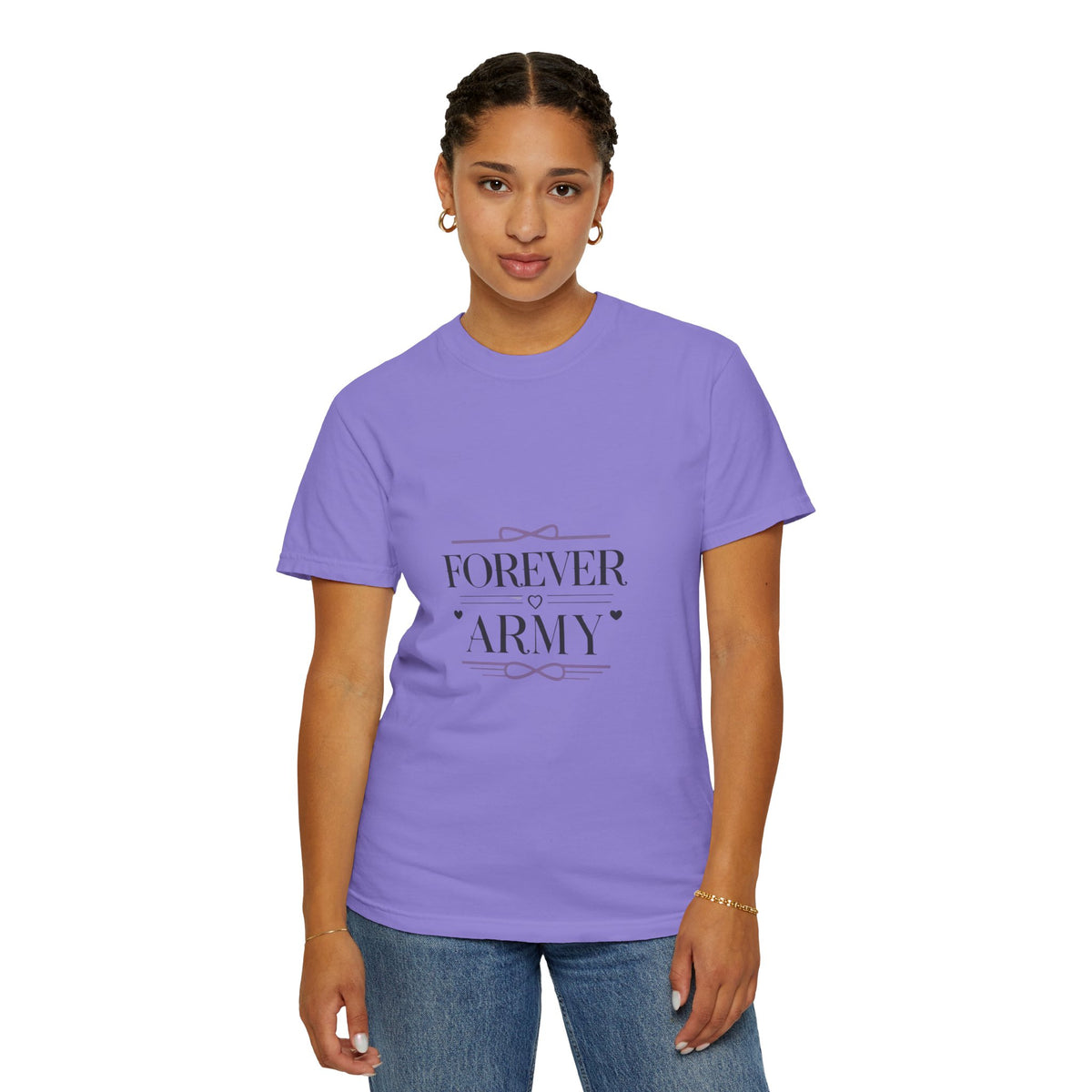 T-Shirt — "Forever Army" Graphic Tee (Military Pride Tribute)