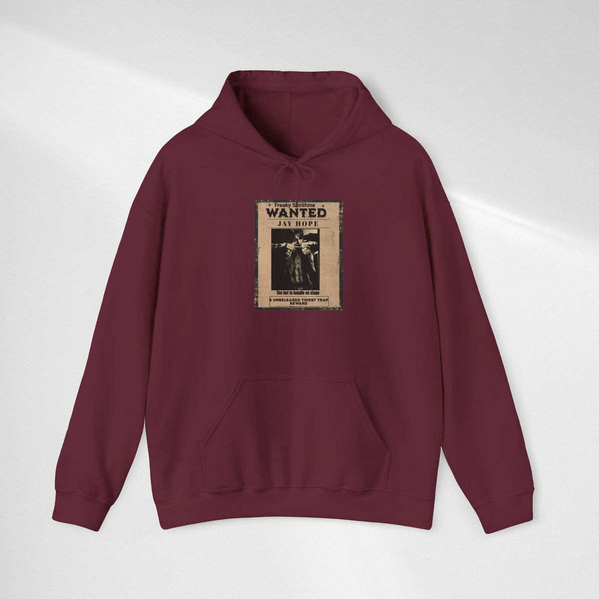 Wanted Poster Hoodie - Vintage 'WANTED: Jay Hope' Graphic Sweatshirt
