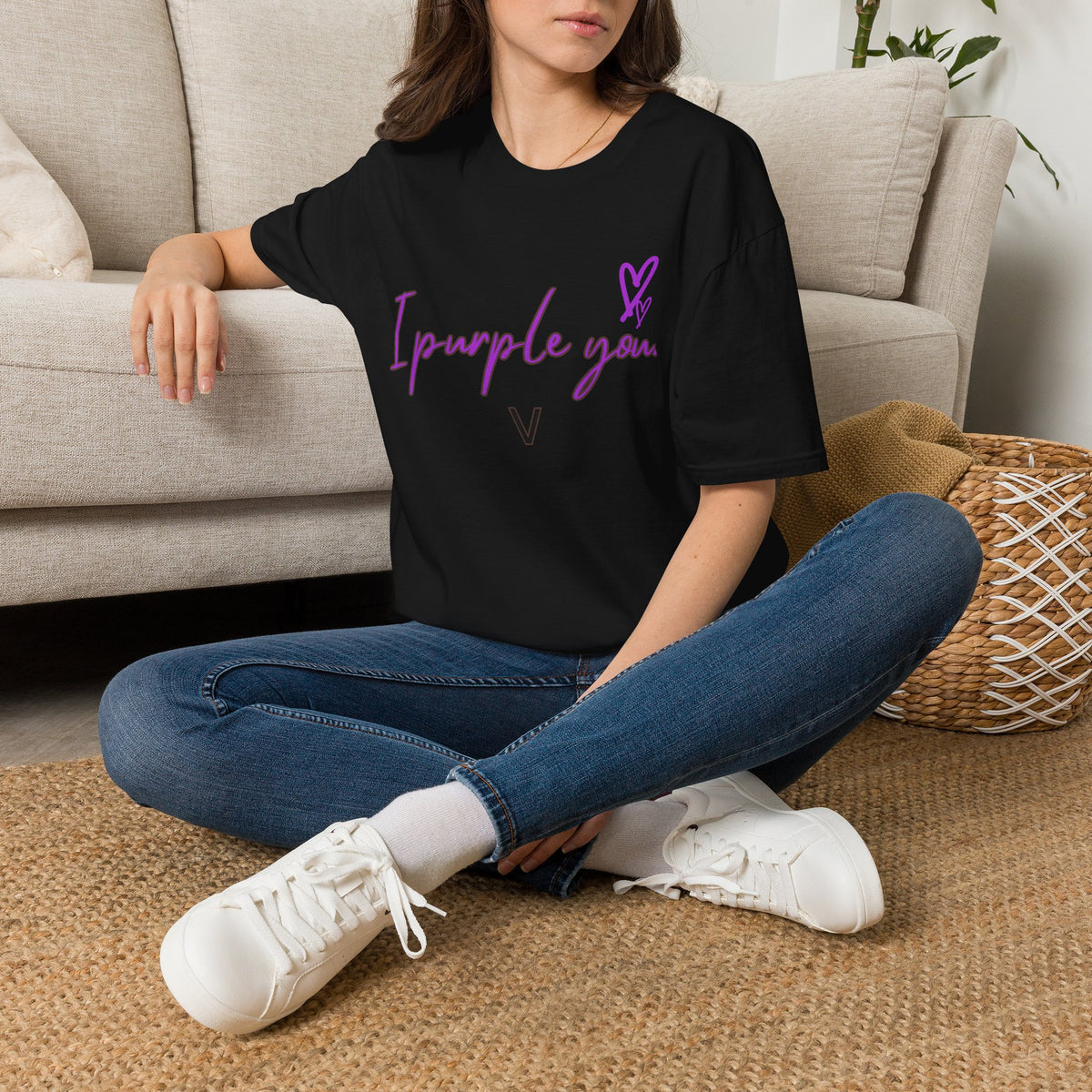 I Purple You T-Shirt — K-Pop Inspired Heart Graphic Tee