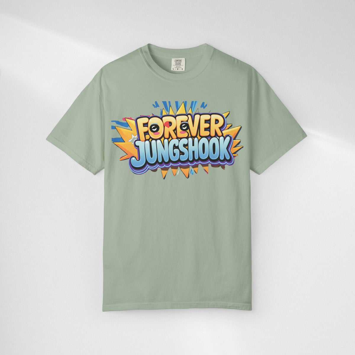 Forever Jungshook T-Shirt — Colorful Fan Graphic Tee