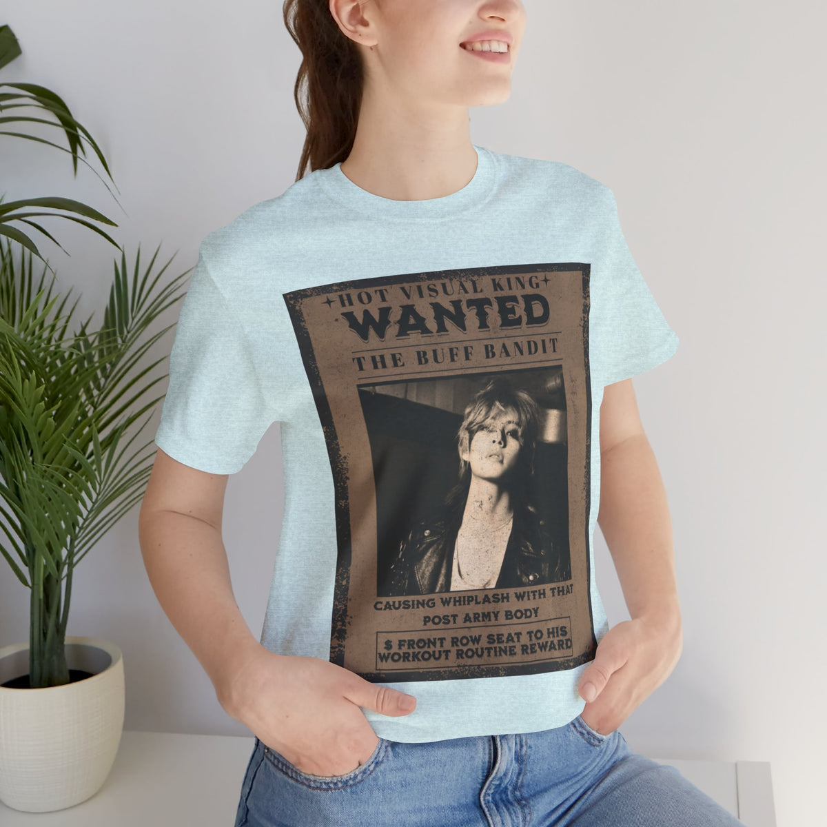 T-Shirt - 'WANTED: The Buff Bandit' Vintage Poster Tee