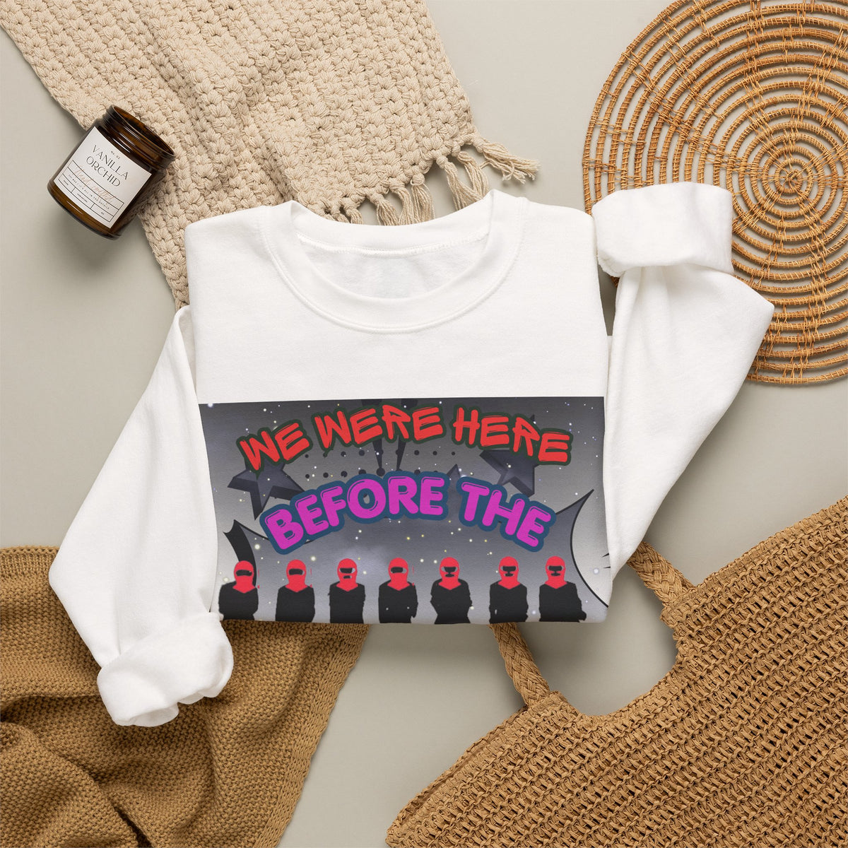 Crewneck Sweatshirt — BTS  the Comeback” Retro Pop Graphic
