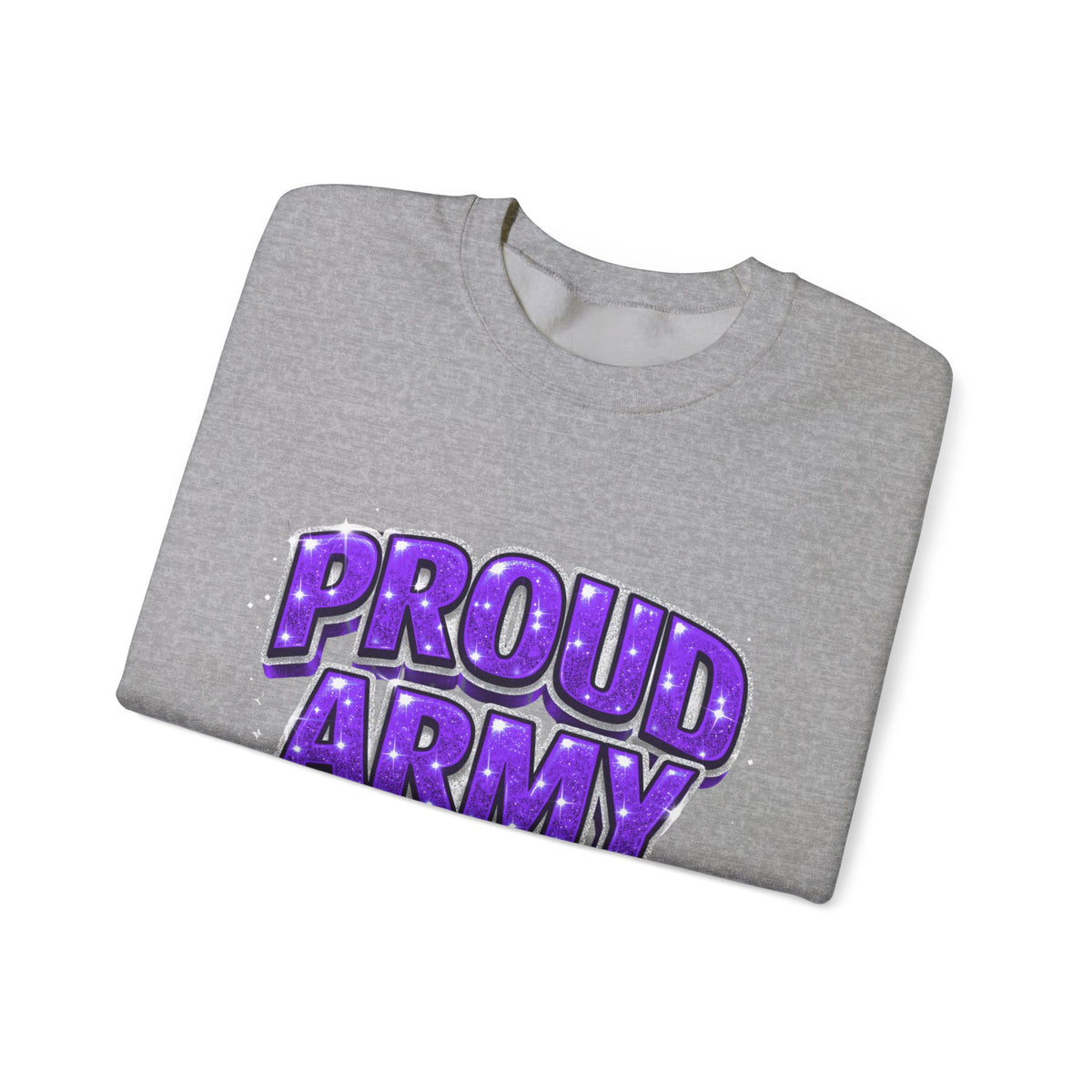 Proud Army Crewneck Sweatshirt — Support Pullover