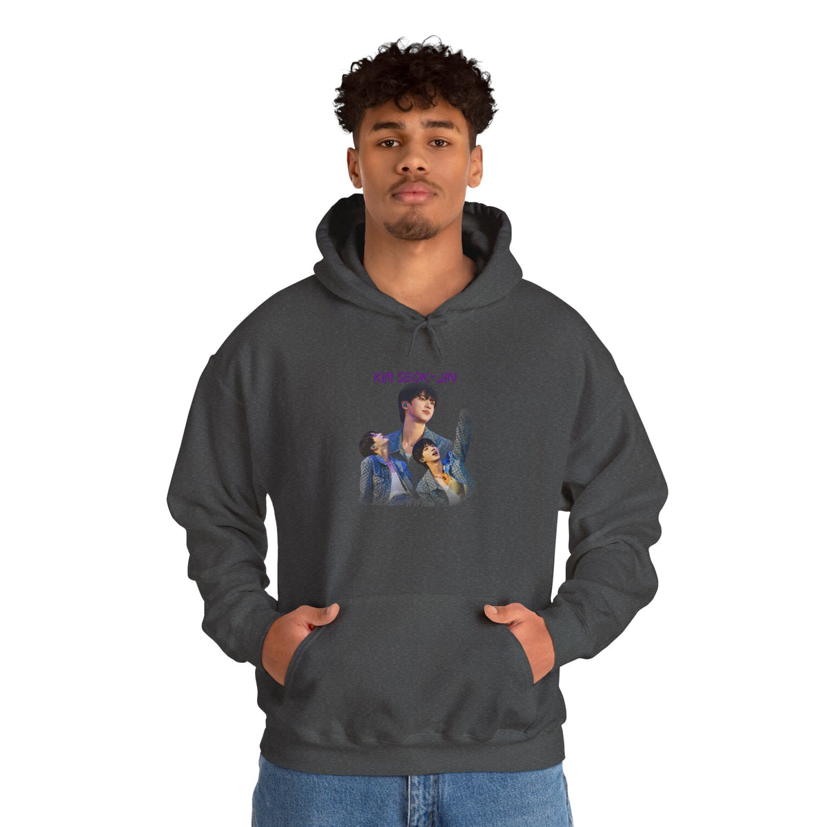 Kim Seok-jin (Jin) Photo Collage Hoodie — K-Pop Idol Fan Sweatshirt