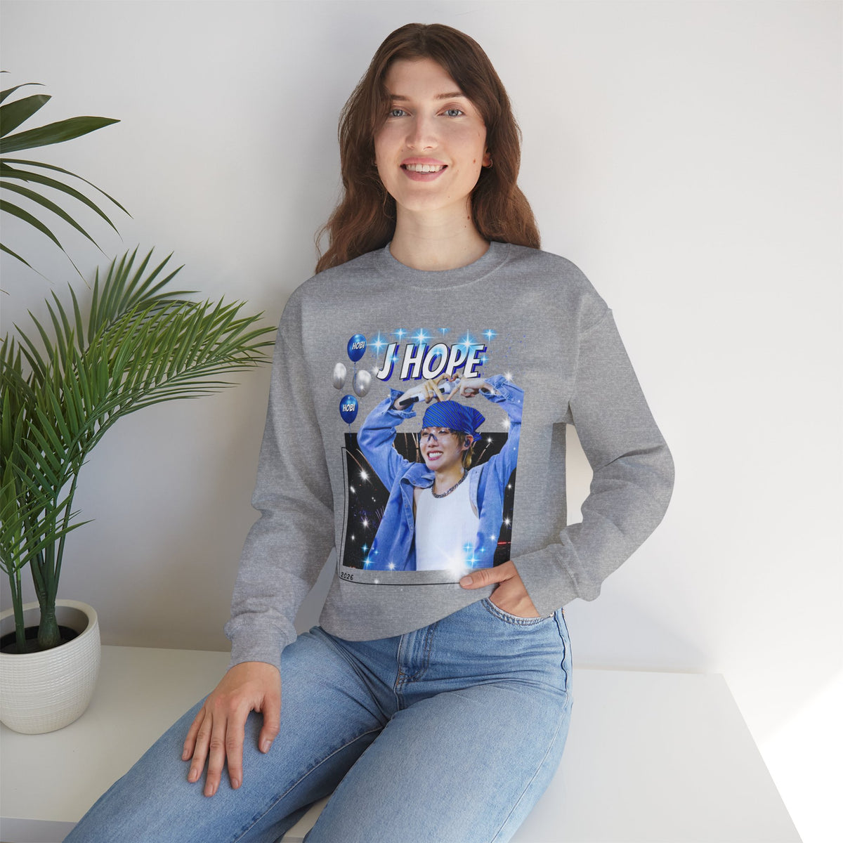 J-Hope 94 Photo Crewneck Sweatshirt — K-Pop BTS Fan Pullover