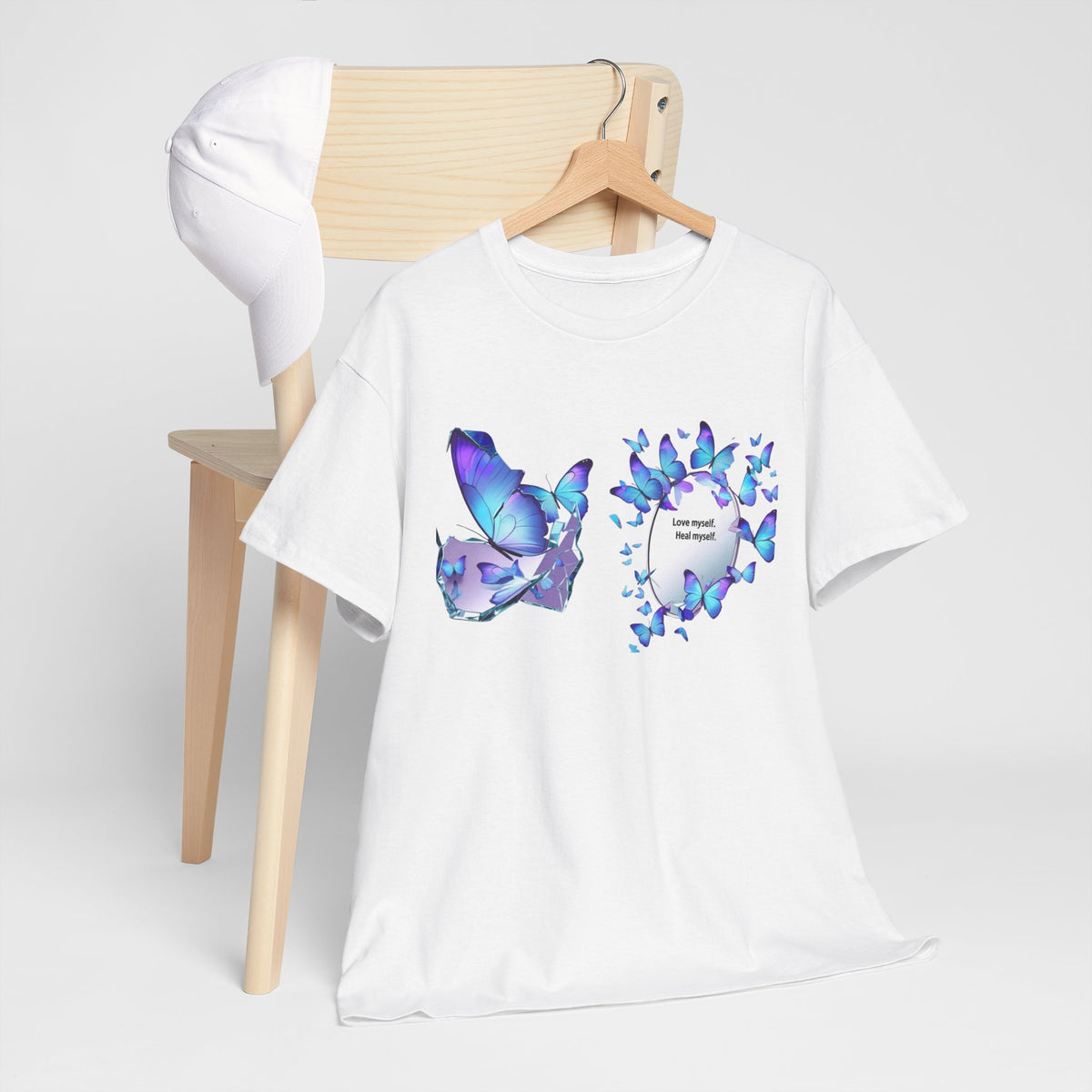 Butterfly Graphic Tee — BTS  Butterflies 'Beautiful' Design