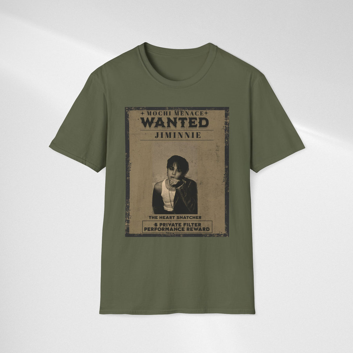 Wanted 'Jimmie' Graphic T‑Shirt — Mochi Menace Vintage Poster Tee