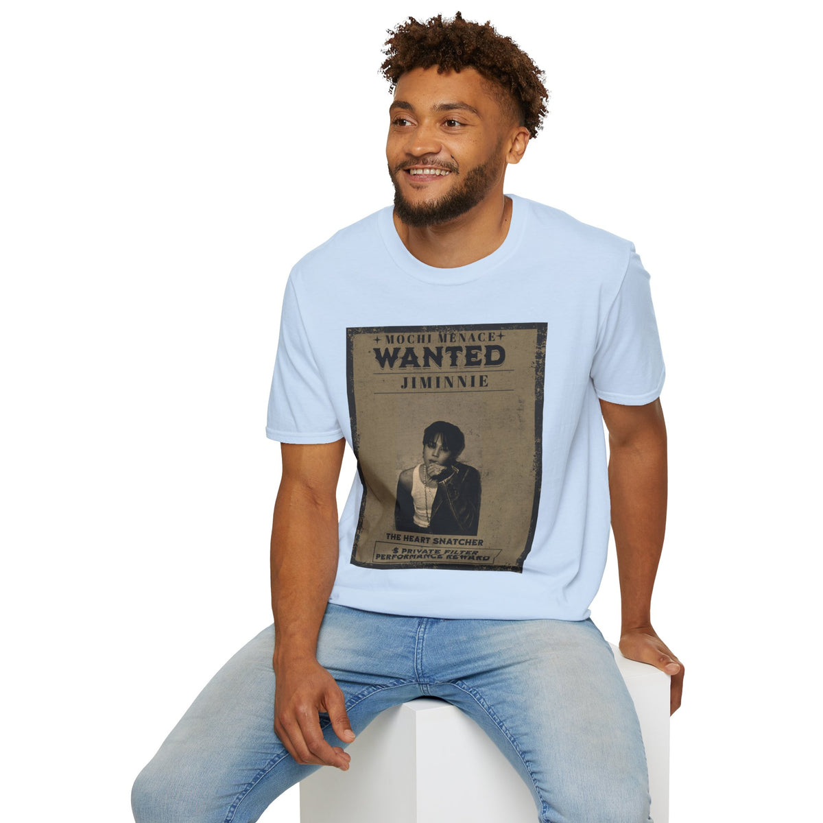 Wanted 'Jimmie' Graphic T‑Shirt — Mochi Menace Vintage Poster Tee