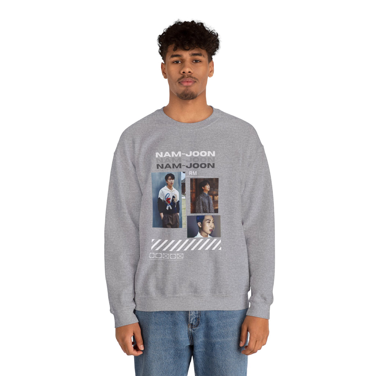 RM (Nam-joon) Photo Collage Crewneck Sweatshirt