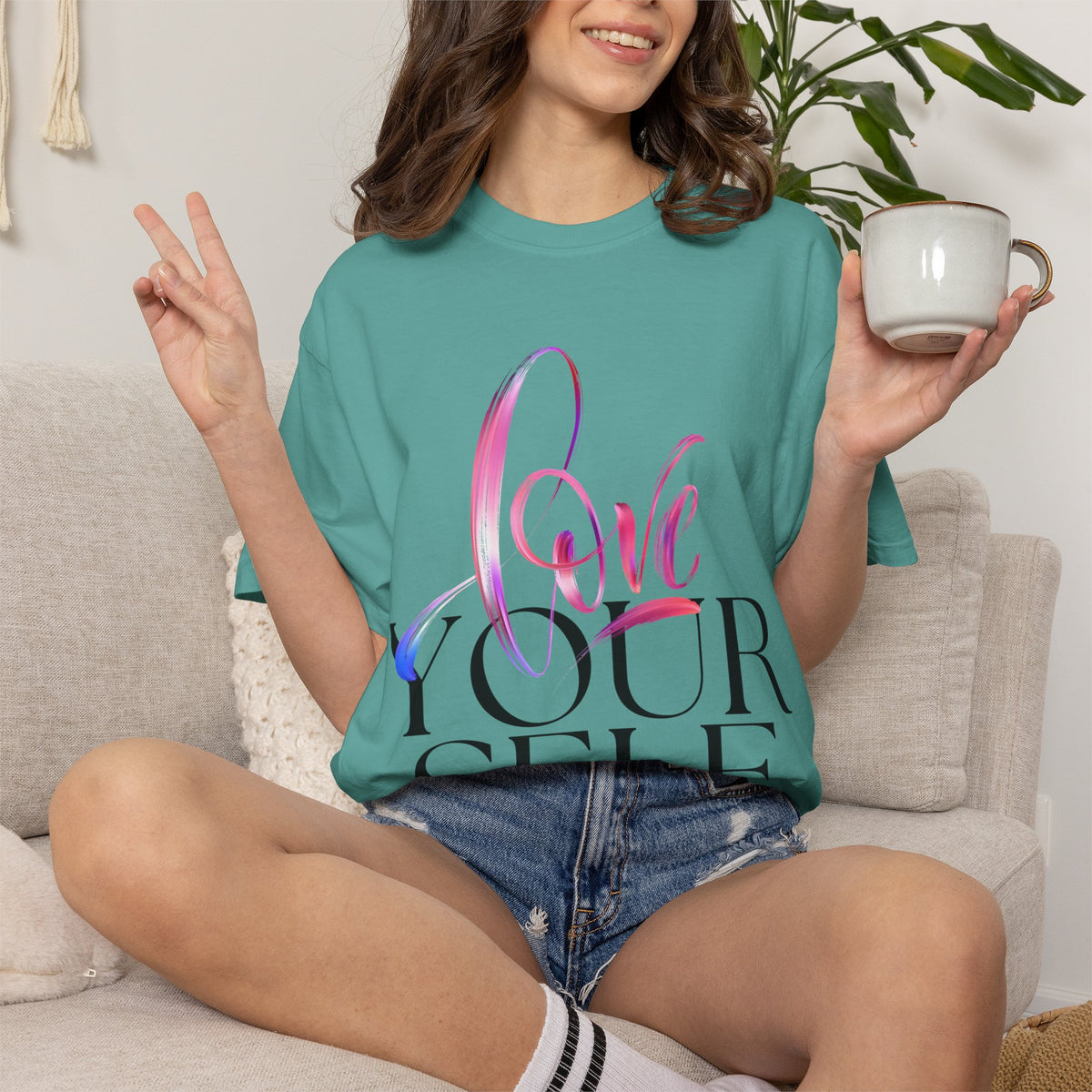 Love Yourself Tee – Inspirational Self-Love Graphic T-Shirt