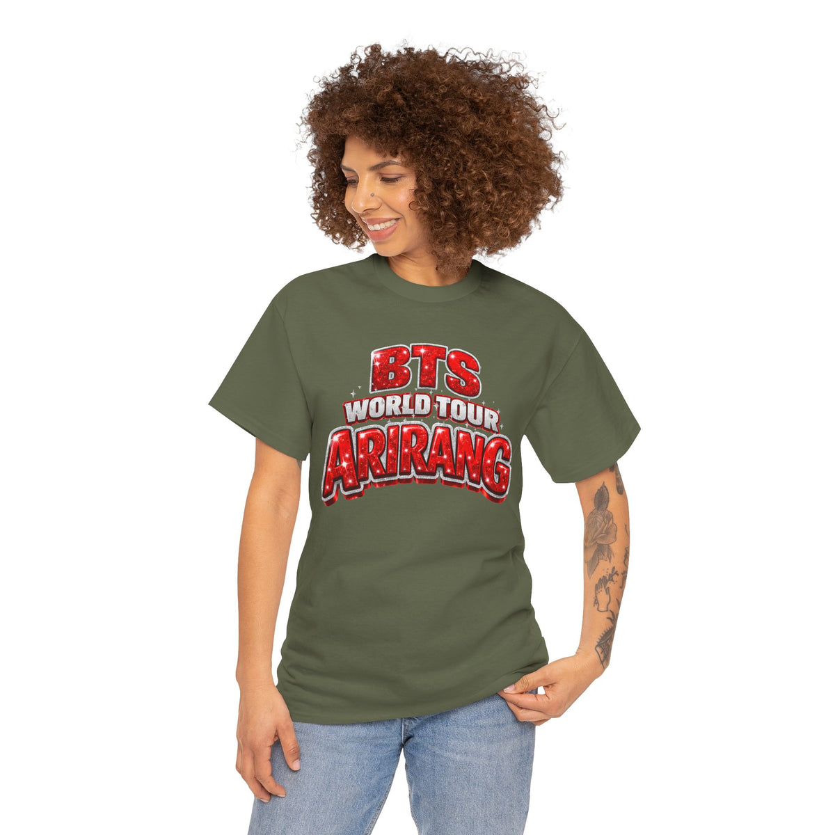 BTS World Tour 'Arirang' T-Shirt —BTS  K-Pop Concert Tee
