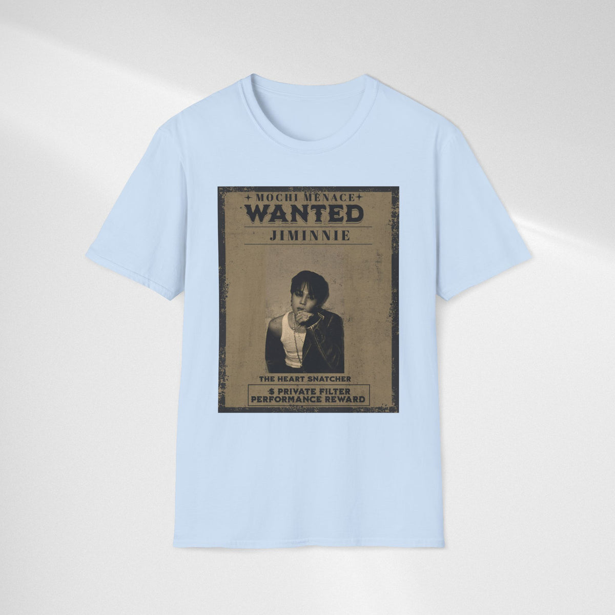 Wanted 'Jimmie' Graphic T‑Shirt — Mochi Menace Vintage Poster Tee