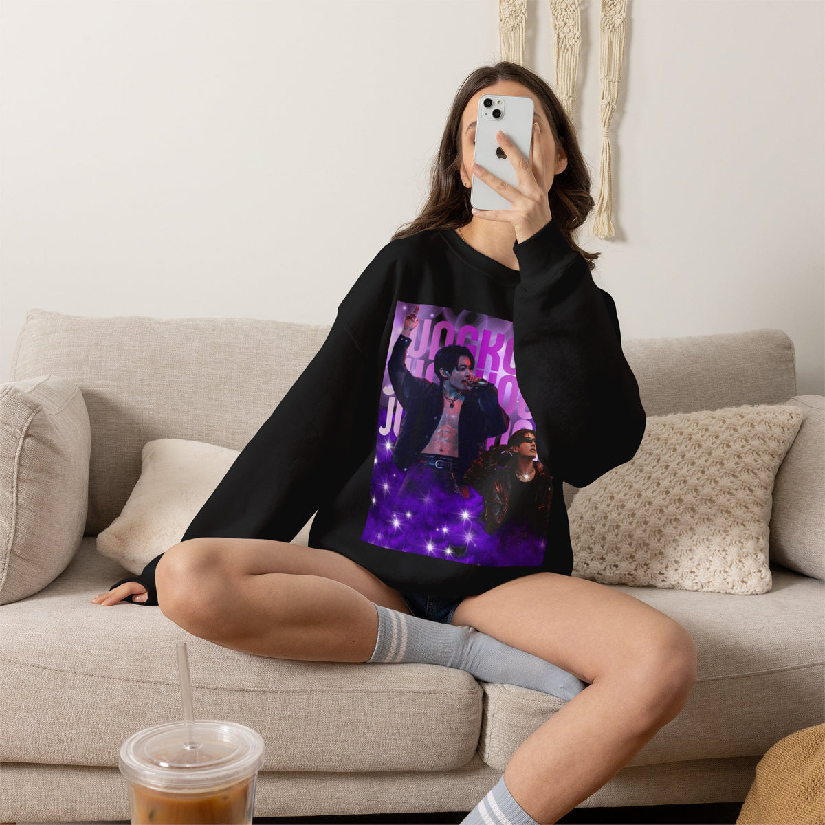 Jungkook 97 Crewneck Sweatshirt — K-Pop Fan Sweatshirt