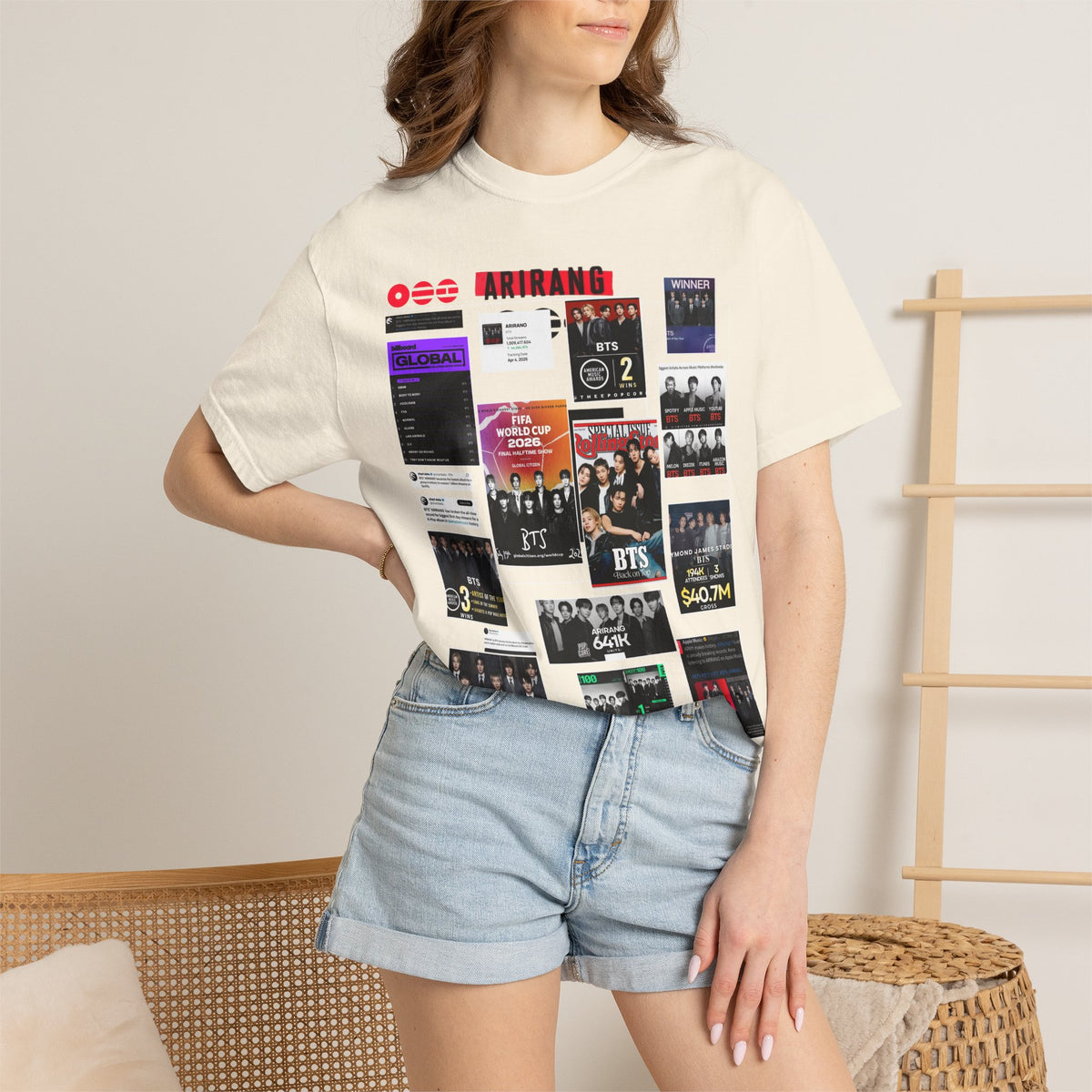 BTS Wins Collage T-Shirt — BTS Moments Graphic Tee
