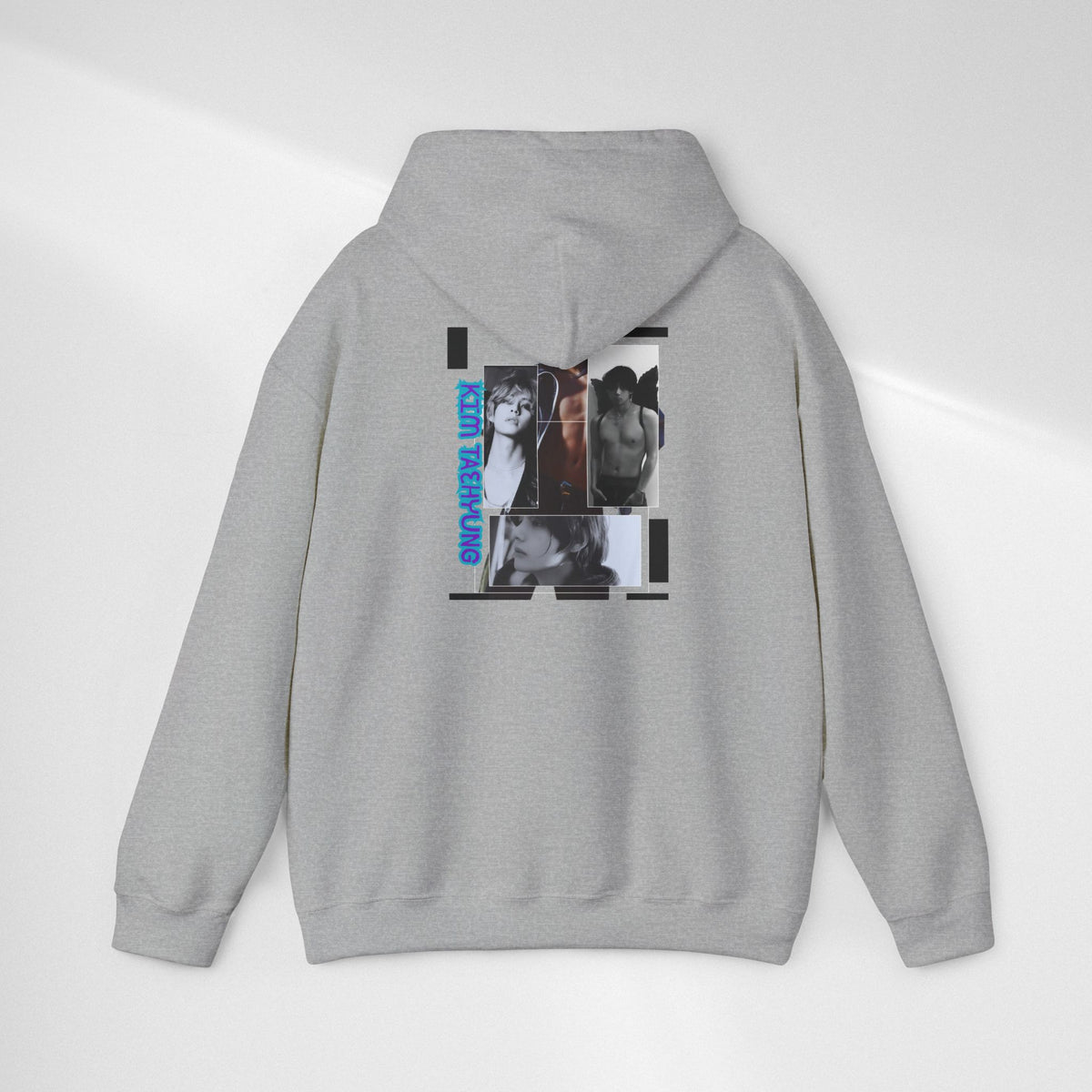 Graphic Hoodie — Photo Collage Streetwear "KIM TAEHYUNG"