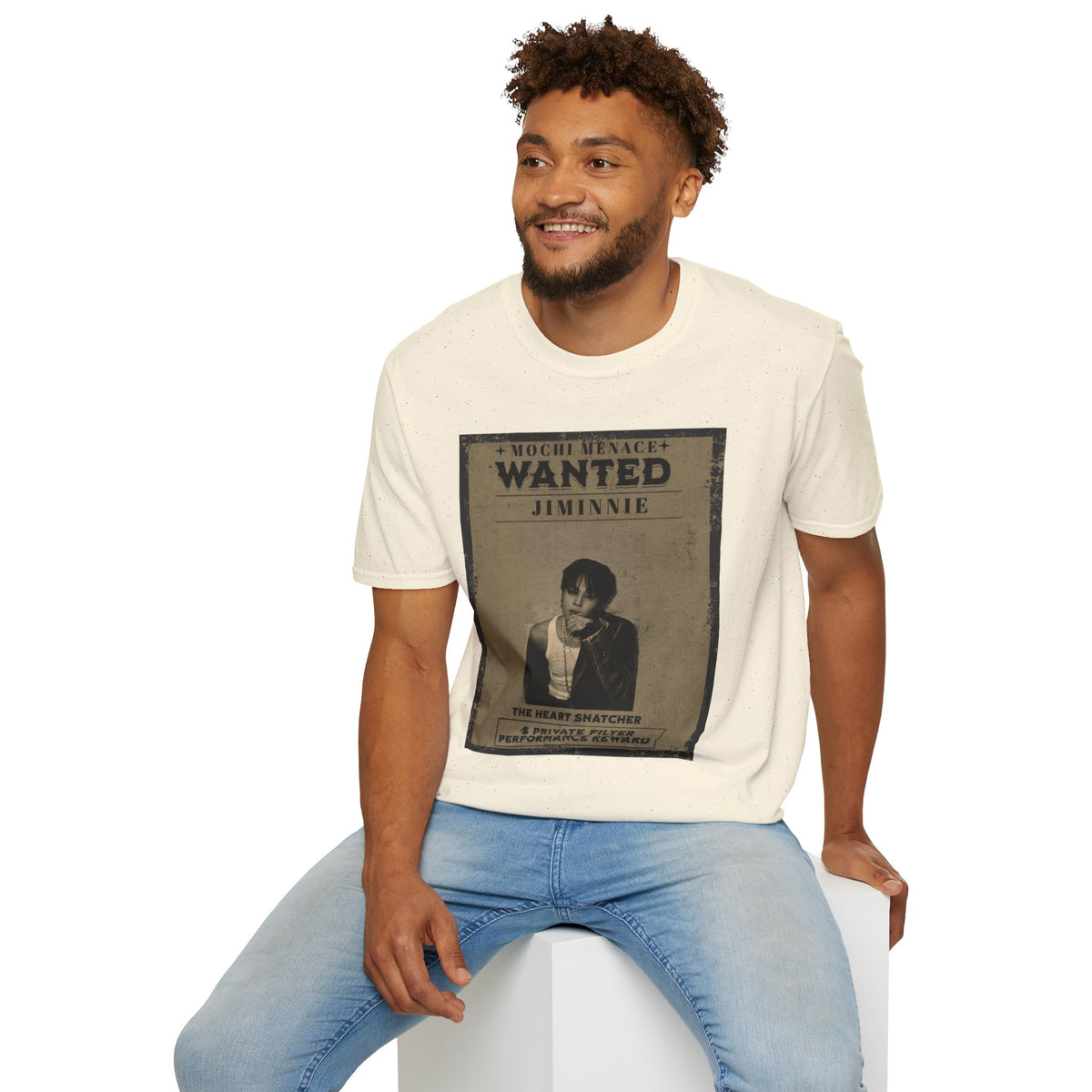 Wanted 'Jimmie' Graphic T‑Shirt — Mochi Menace Vintage Poster Tee