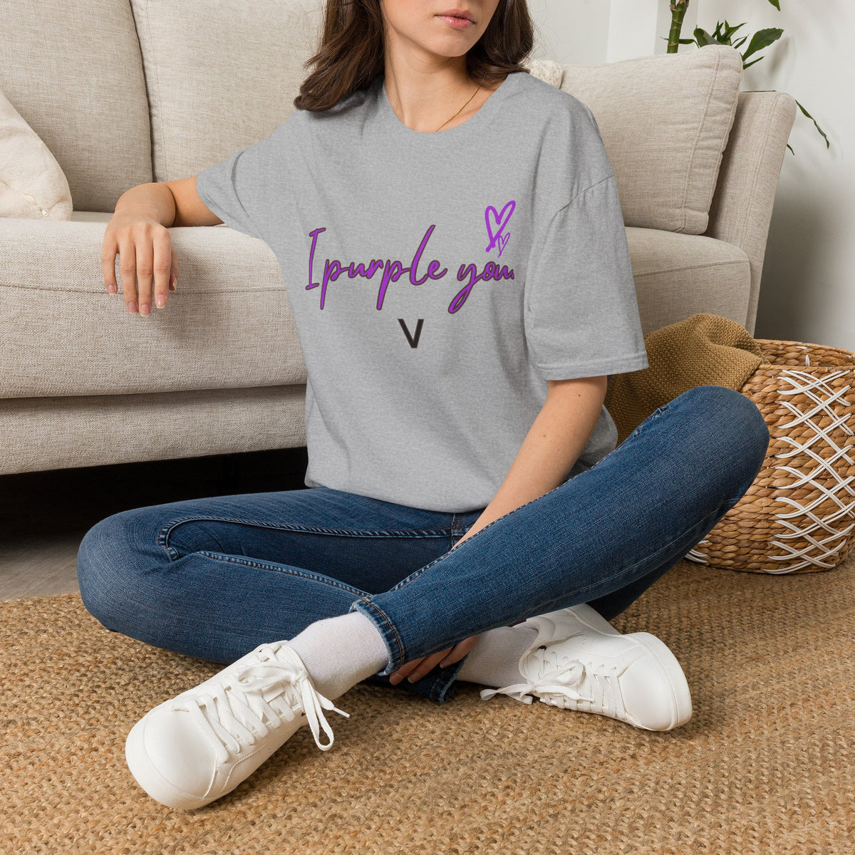 I Purple You T-Shirt — K-Pop Inspired Heart Graphic Tee