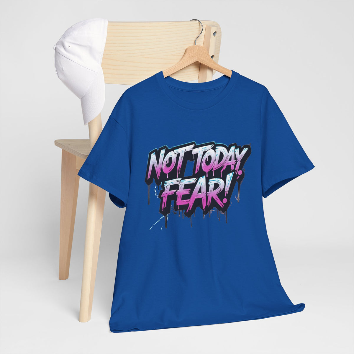 Not Today Fear! Graphic Tee — BTS  Motivational Streetwear