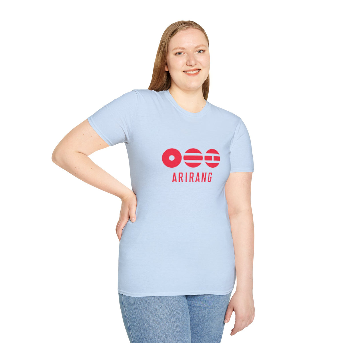 Arirang BTS T-Shirt — Retro Red Logo Tee