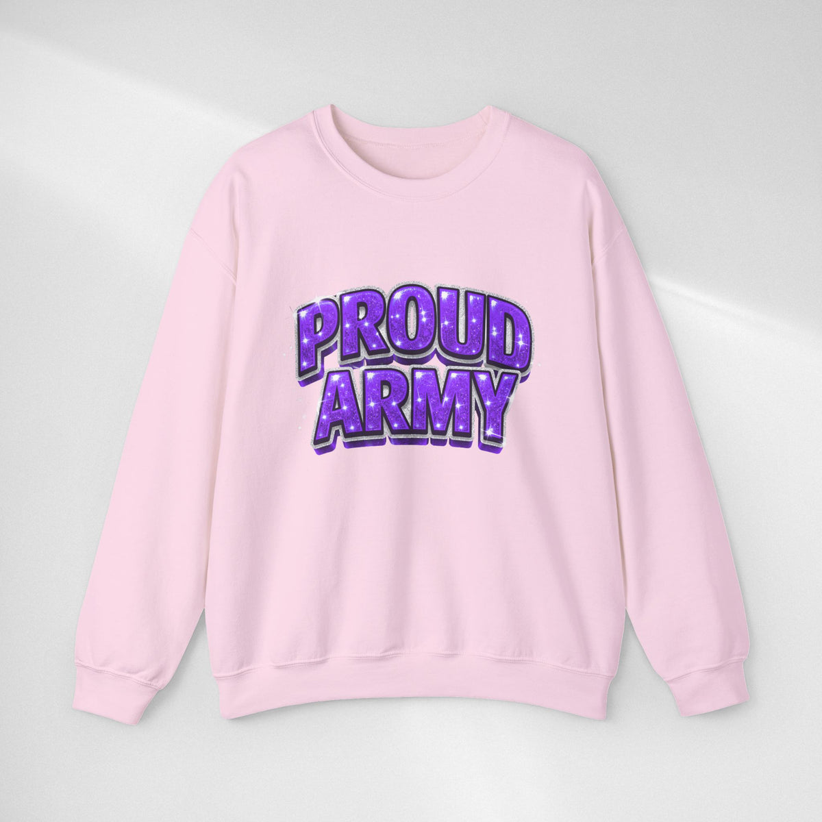 Proud Army Crewneck Sweatshirt — Support Pullover