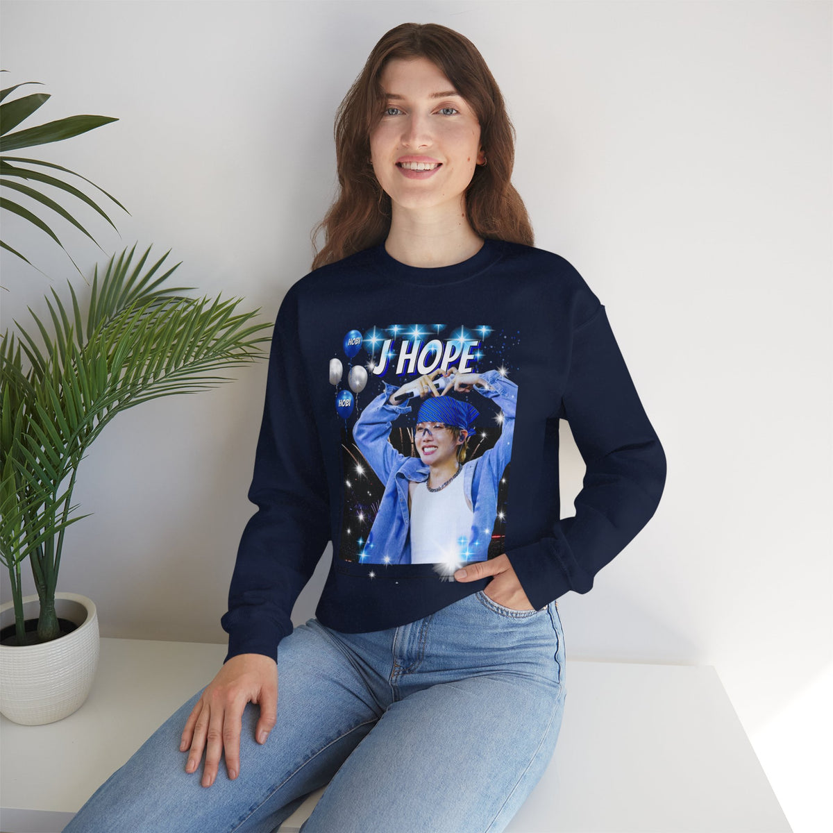 J-Hope 94 Photo Crewneck Sweatshirt — K-Pop BTS Fan Pullover