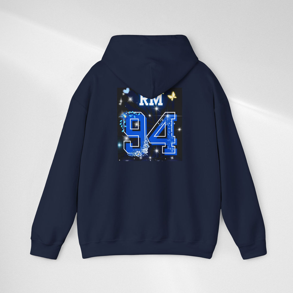 RM Photo Hoodie — Custom Back Number "94" Music Fan Pullover